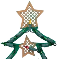 Northlight Lighted Christmas Tree With Stars Window Silhouette - 17.75" -Christmas Decorations Store GUEST 02434b90 ac58 4669 bc9c 1096805318ac