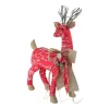 Northlight Reindeer With Burlap Bow Christmas Decoration - 24" - Red And Brown 1 Northlight Reindeer With Burlap Bow Christmas Decoration - 24" - Red And Brown -Christmas Decorations Store GUEST 02fa159d 7195 49f6 aede ba49f35129ce