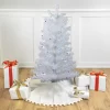 Northlight 3' Pre-Lit White Medium Pine Artificial Christmas Tree - Blue Lights -Christmas Decorations Store GUEST 03e0a339 8862 4f5f 800d eb8c1be50e38