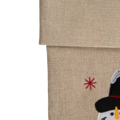 Northlight 19" Burlap Standing Snowman With A Tree And Snowflakes Christmas Stocking -Christmas Decorations Store GUEST 060679bb b2ab 4a08 9396 16aa6165df12