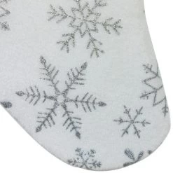 Northlight 19" White And Silver Snowflakes Christmas Stocking -Christmas Decorations Store GUEST 06a9b6a3 7e08 4c86 9a2c c49b8b96a1d5