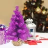 Northlight Pine Christmas Tree In Natural Jute Base - 18" - Boysenberry Purple - Unlit -Christmas Decorations Store GUEST 06c5e467 6df5 4044 b772 9cb66dfc166d