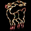 Northlight Lighted Reindeer Christmas Window Silhouette - 18" - White - Multicolor Lights -Christmas Decorations Store GUEST 08759f6d 3356 4946 827c 90bcdc95389f