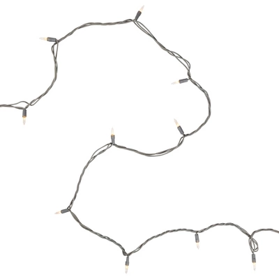 Northlight Mini Christmas Commercial Light Set - Clear - 60' - Gray Wire - 100ct 4 Northlight Mini Christmas Commercial Light Set - Clear - 60' - Gray Wire - 100ct - Image 3