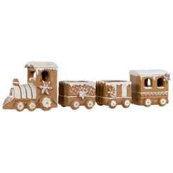 Northlight Frosted Snowflake Gingerbread Train Christmas Decoration - 5.5" - 4-Piece -Christmas Decorations Store GUEST 0d6a75e7 50ce 42b9 9670 4cb61b68519a