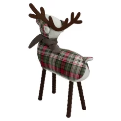 Northlight Standing Plaid Reindeer Christmas Decoration - 13.5" - Red, Green And Brown -Christmas Decorations Store GUEST 0f001da7 c4f6 4014 b6f1 4ca7050520fd