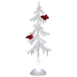 Northlight LED Lighted Acrylic Icicle Tree With Cardinals Christmas Decoration - 14" -Christmas Decorations Store GUEST 0f83b288 ae00 4d00 9f0b e0cf7ee523a0
