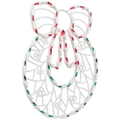 Northlight Lighted Wreath Window Silhouette Christmas Decoration - 16" -Christmas Decorations Store GUEST 1076388d ac1c 448f ae58 2530807f46f9