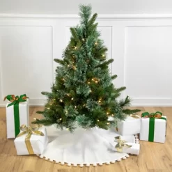 Northlight Pre-Lit Full Ashcroft Cashmere Pine Artificial Christmas Tree - 3' - Clear AlwaysLit Lights