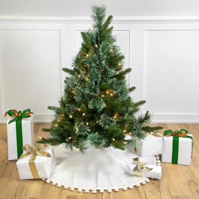 Northlight Pre-Lit Full Ashcroft Cashmere Pine Artificial Christmas Tree - 3' - Clear AlwaysLit Lights 3 Northlight Pre-Lit Full Ashcroft Cashmere Pine Artificial Christmas Tree - 3' - Clear AlwaysLit Lights
