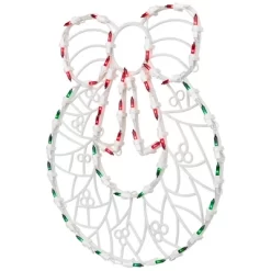 Northlight Lighted Wreath Window Silhouette Christmas Decoration - 16" -Christmas Decorations Store GUEST 12e20680 faf5 4a90 8c45 19bedea2f5a1