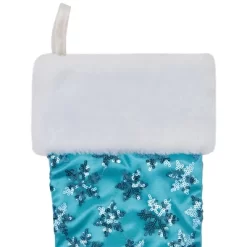 Northlight 20.5" Ice Palace Blue Sequin Snowflake Christmas Stocking With White Faux Fur Cuff 8 Northlight 20.5" Ice Palace Blue Sequin Snowflake Christmas Stocking With White Faux Fur Cuff -Christmas Decorations Store GUEST 13680326 dd09 42e1 aed4 e40a9b8e74cb