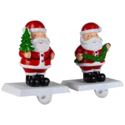 Northlight Santa Claus Christmas Stocking Holders - 4.75" - Set Of 2 -Christmas Decorations Store GUEST 13aae885 f02b 4fb8 9e83 fb7114f84afb