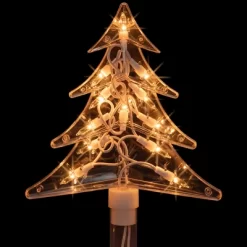 Northlight Lighted Tree Christmas Outdoor Pathway Markers - 26.5" - Set Of 4 -Christmas Decorations Store GUEST 14b3076e fe9d 48cf 8de8 478cfb5d595b