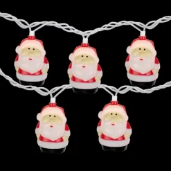 Northlight Santa Claus Christmas Light Set - Clear - 6' Green Wire - 10ct -Christmas Decorations Store GUEST 15dfea26 56f9 4612 9a69 759ed789a9e5