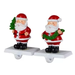 Northlight Santa Claus Christmas Stocking Holders - 4.75" - Set Of 2 -Christmas Decorations Store GUEST 1808e738 f0d8 4b79 b57a 2a4e6001793b