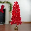 Northlight Pre-Lit Fiber Optic Color Changing Red Poinsettia Christmas Tree - 4' - Multi -Christmas Decorations Store GUEST 18221606 1a20 4a9c be1d a06261f4903b