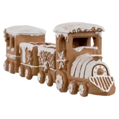 Northlight Frosted Snowflake Gingerbread Train Christmas Decoration - 5.5" - 4-Piece -Christmas Decorations Store GUEST 1a3fee8d 8a43 40ca 9e30 980eb60fa181