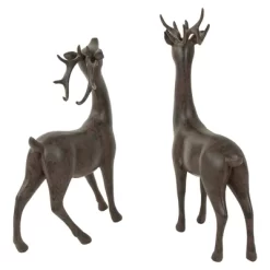 Northlight Standing Deer Christmas Decorations - 14" - Brown - Set Of 2 -Christmas Decorations Store GUEST 1a9bbe57 a6f1 4f3c bc7b e1a3844d0351