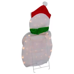 Northlight 32" Lighted 2D Chenille Snowman With Scarf Outdoor Christmas Decoration -Christmas Decorations Store GUEST 1c5e02cf d655 4f56 b2d1 66f6518cdbd7