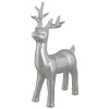 Northlight Shiny Ceramic Standing Reindeer Christmas Decoration - 14" - Silver -Christmas Decorations Store GUEST 1cb66705 f163 4544 be0d 7e2ab80bf485