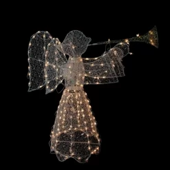 Northlight Lighted 3D Trumpeting Angel Outdoor Christmas Decoration - 44" - Clear Lights 5 Northlight Lighted 3D Trumpeting Angel Outdoor Christmas Decoration - 44" - Clear Lights -Christmas Decorations Store GUEST 1f354061 9ff3 4757 990e bb1c996f67ca
