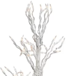 Northlight 6' Prelit Artificial Christmas Tree White Lighted Cascade Twig Outdoor Decoration - Clear Lights -Christmas Decorations Store GUEST 1f5452c4 3702 4304 bb49 cd17cb5e25f6
