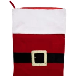 Northlight Velveteen Santa Claus Belt Buckle Commercial Christmas Stocking - 48" - Red And White 10 Northlight Velveteen Santa Claus Belt Buckle Commercial Christmas Stocking - 48" - Red And White -Christmas Decorations Store GUEST 22f2cc03 73bd 4da8 be7f 76b78ec53184