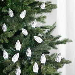 Northlight 25ct LED C9 Christmas String Lights Pure White - 16' Green Wire 9 Northlight 25ct LED C9 Christmas String Lights Pure White - 16' Green Wire -Christmas Decorations Store GUEST 23324b25 03f6 4533 b728 4131496b2d9d