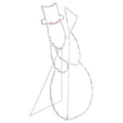 Northlight 28" Lighted Standing Snowman Silhouette Outdoor Christmas Decoration -Christmas Decorations Store GUEST 2471fd0a ea54 4430 90de 1c47ecbb95a0