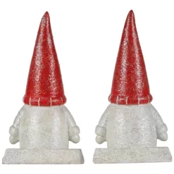 Northlight Glittered Gnome Christmas Stocking Holders - 8.25" - Set Of 2 11 Northlight Glittered Gnome Christmas Stocking Holders - 8.25" - Set Of 2 -Christmas Decorations Store GUEST 248a5763 d48c 4853 9c92 a2a02ffcc131