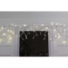 Northlight 100ct LED Wide Angle Icicle Christmas Lights Warm White - 5.5' White Wire