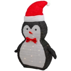 Northlight 28" LED Lighted Tinsel Penguin In Santa Hat Outdoor Christmas Decoration 11 Northlight 28" LED Lighted Tinsel Penguin In Santa Hat Outdoor Christmas Decoration -Christmas Decorations Store GUEST 2648e18a d9db 4344 9eff 1a4dbe50f7ab