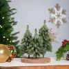 Northlight Icy Downswept Pine Trio Of Trees Christmas Decoration - 8" - Unlit -Christmas Decorations Store GUEST 279b0919 8ab6 4783 82de 68e58455856d