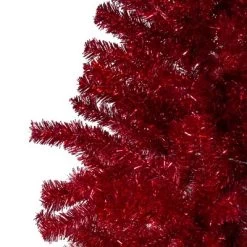 Northlight 6' Metallic Red Tinsel Artificial Christmas Tree - Unlit 8 Northlight 6' Metallic Red Tinsel Artificial Christmas Tree - Unlit -Christmas Decorations Store GUEST 29888d96 8b38 47b9 adad f694e30ba60e