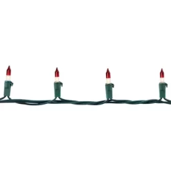 Northlight Mini Christmas Light Set - Clear With Red Tips - 10' Green Wire - 50ct -Christmas Decorations Store GUEST 2a249027 60da 482e a885 301c84b74456
