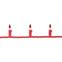 Northlight Mini Christmas Light Set- Clear With Red Tips - 10' Red Wire - 50ct -Christmas Decorations Store GUEST 2a4f3872 8555 47b1 8b39 2f53cb7575e4 1