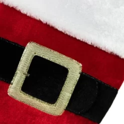 Northlight 20" Red And White Velveteen Santa Claus Belt Buckle Christmas Stocking -Christmas Decorations Store GUEST 2af28de2 f61d 4ee7 9e04 94d922b667e0