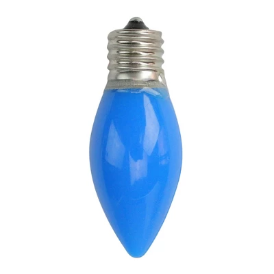 Northlight Pack Of 4 Opaque Blue C9 Christmas Replacement Bulbs 4 Northlight Pack Of 4 Opaque Blue C9 Christmas Replacement Bulbs - Image 2