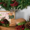 Northlight Glittered Sitting Deer With Pine Neck Wreath Christmas Decoration - 10" -Christmas Decorations Store GUEST 2f13c1f1 c0a3 4296 92ff ea0a3af59553