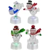 Northlight LED Lighted Color Changing Snowmen Acrylic Christmas Decorations - 4.25" - Set Of 4 -Christmas Decorations Store GUEST 2f4a8a46 51d2 453d 8592 8e72bcc955e8