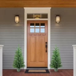 Northlight 3' Unlit Potted Artificial Christmas Tree Medium Norway Spruce