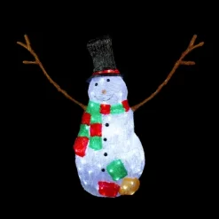 Northlight Lighted Commercial Grade Acrylic Snowman Outdoor Christmas Decoration - 23" -Christmas Decorations Store GUEST 3138ab91 be4e 4c18 941a 251503de514a