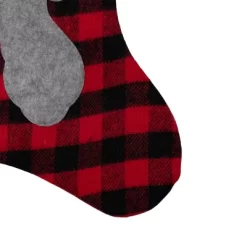 Northlight 20.5" Red And Black Buffalo Plaid Reindeer Christmas Stocking -Christmas Decorations Store GUEST 331a8ad5 e89a 4816 9374 87896c2acf4f