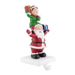 Northlight 8.75" Santa And Elf Christmas Stocking Holder -Christmas Decorations Store GUEST 350f6844 8aa3 48e4 b71c 15d444ac2095
