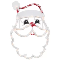 Northlight Lighted Santa Claus Christmas Window Silhouette - 17.5 Inch -Christmas Decorations Store GUEST 36c66516 1a98 41f3 a831 abe980ab7a76