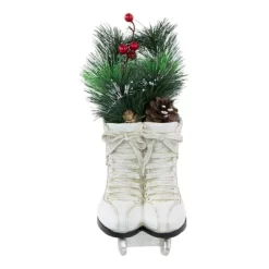 Northlight LED Lighted Ice Skates With Floral Arrangement Christmas Decoration - 12" -Christmas Decorations Store GUEST 36ff8098 cd22 448c 9b1d 3a7f6733d79f
