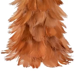 Northlight Small Layered Feather Cone Tree Glittered Christmas Decoration - 16" - Rust Orange -Christmas Decorations Store GUEST 3756d09e 3d95 45a0 9d54 3497183c3505