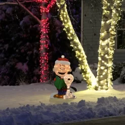 Northlight LED Lighted Peanuts Charlie Brown And Snoopy Caroling Outdoor Christmas Decoration - 32" -Christmas Decorations Store GUEST 38cf1285 d3cc 4866 b665 fc16c20b5973