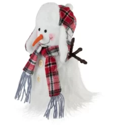 Northlight Snowman In Plaid Trapper Hat And Scarf Christmas Decoration - 10.25" -Christmas Decorations Store GUEST 39fda19b 714b 4ebf bce8 2c5ac3a72873